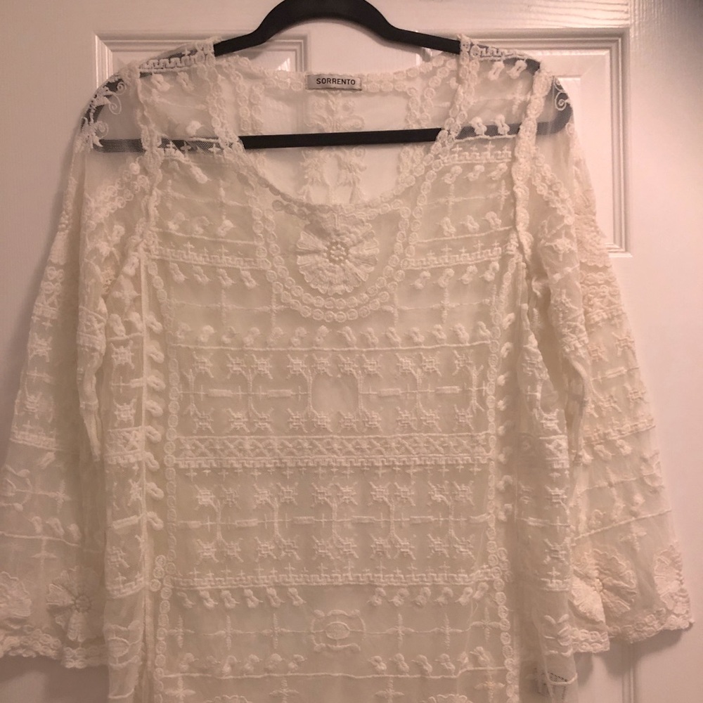 Sorrento Sheer Lace Top